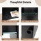 Cube Storage Bookcase with 4 Open Cubes and 2 Drawers Modern Display Shelf Storage